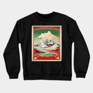 Petropavlovsk Kamchatsky Russia Vintage Tourism Poster Crewneck Sweatshirt